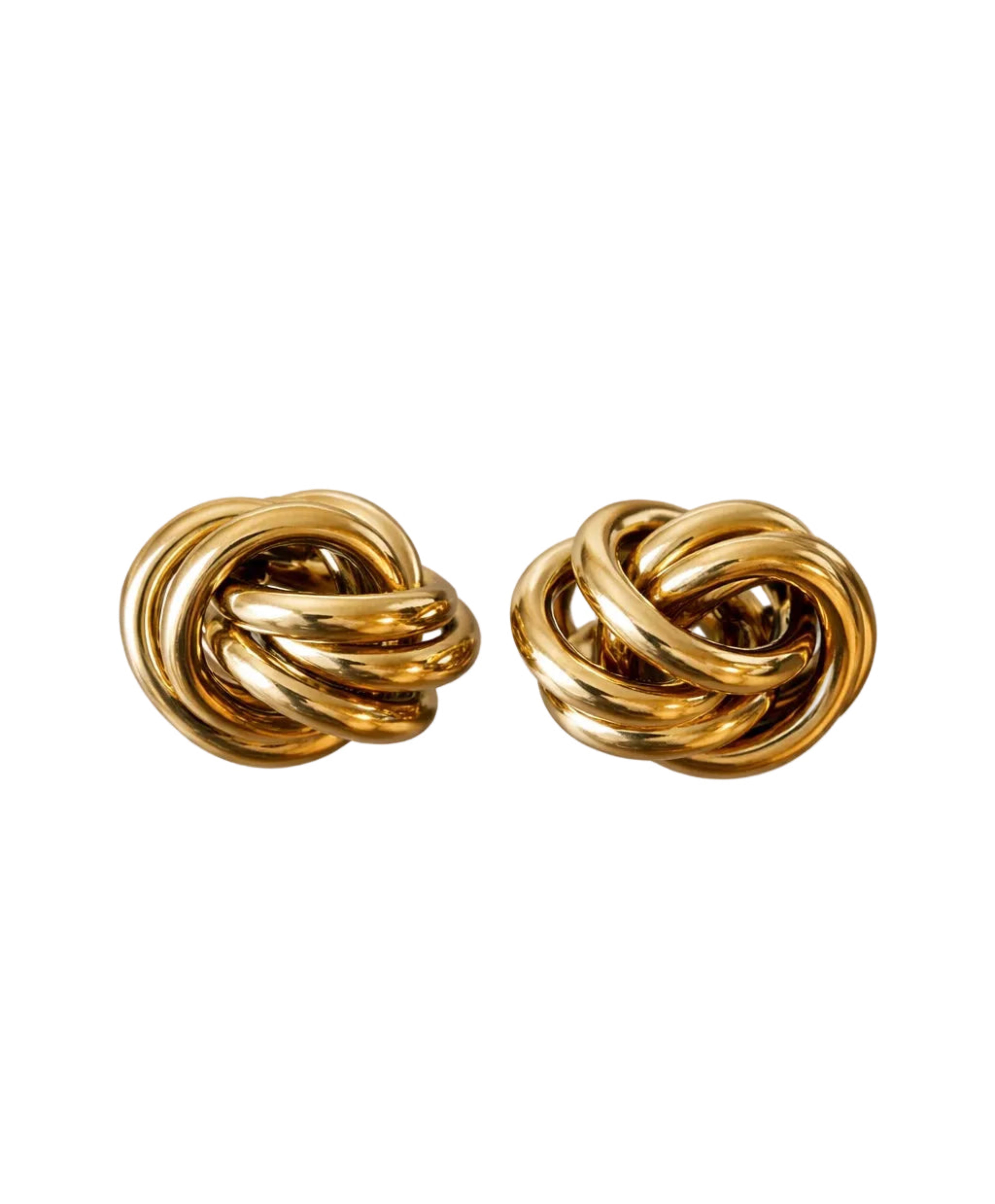 Boucles d’oreilles Solenn Dorées