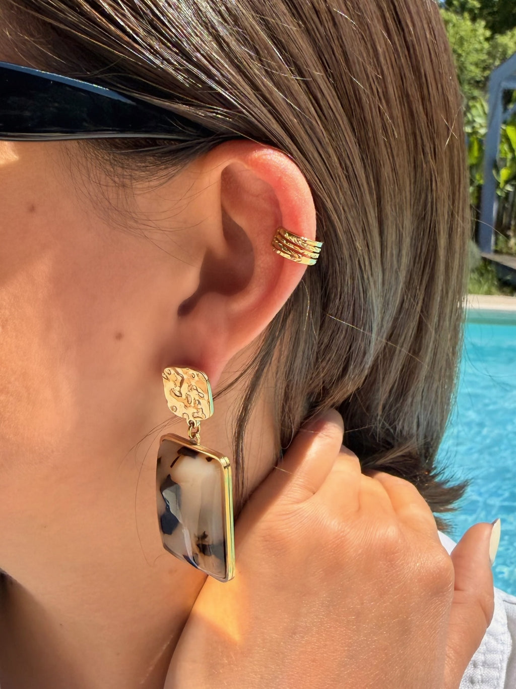 Earcuff doré Chiara