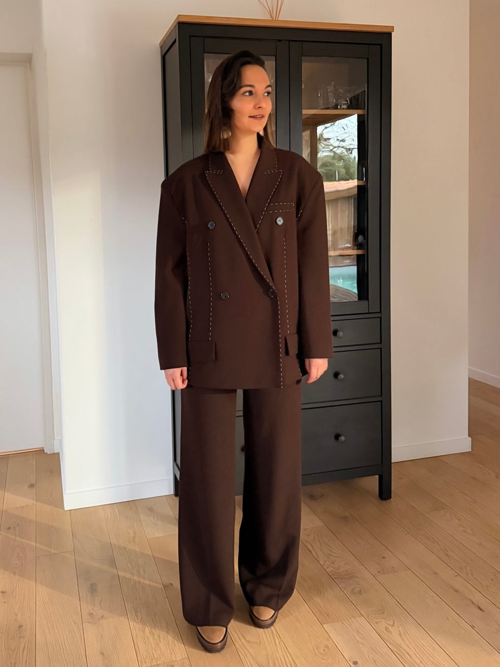 Blazer Axelle Marron