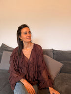 Blouse Elisa Marron