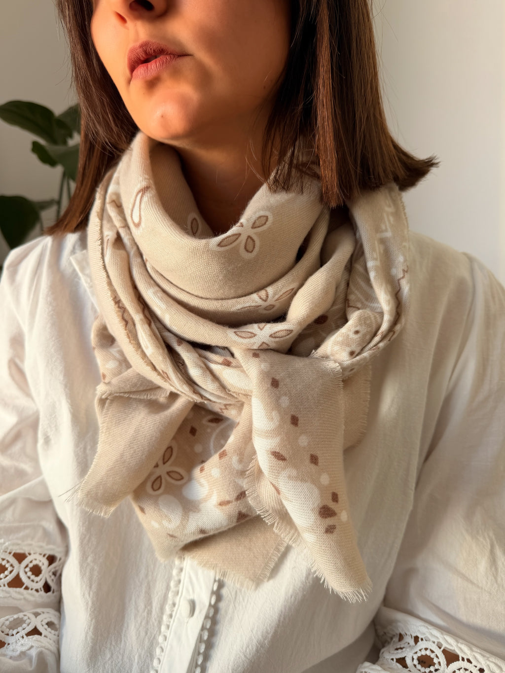 Foulard Nadine Beige
