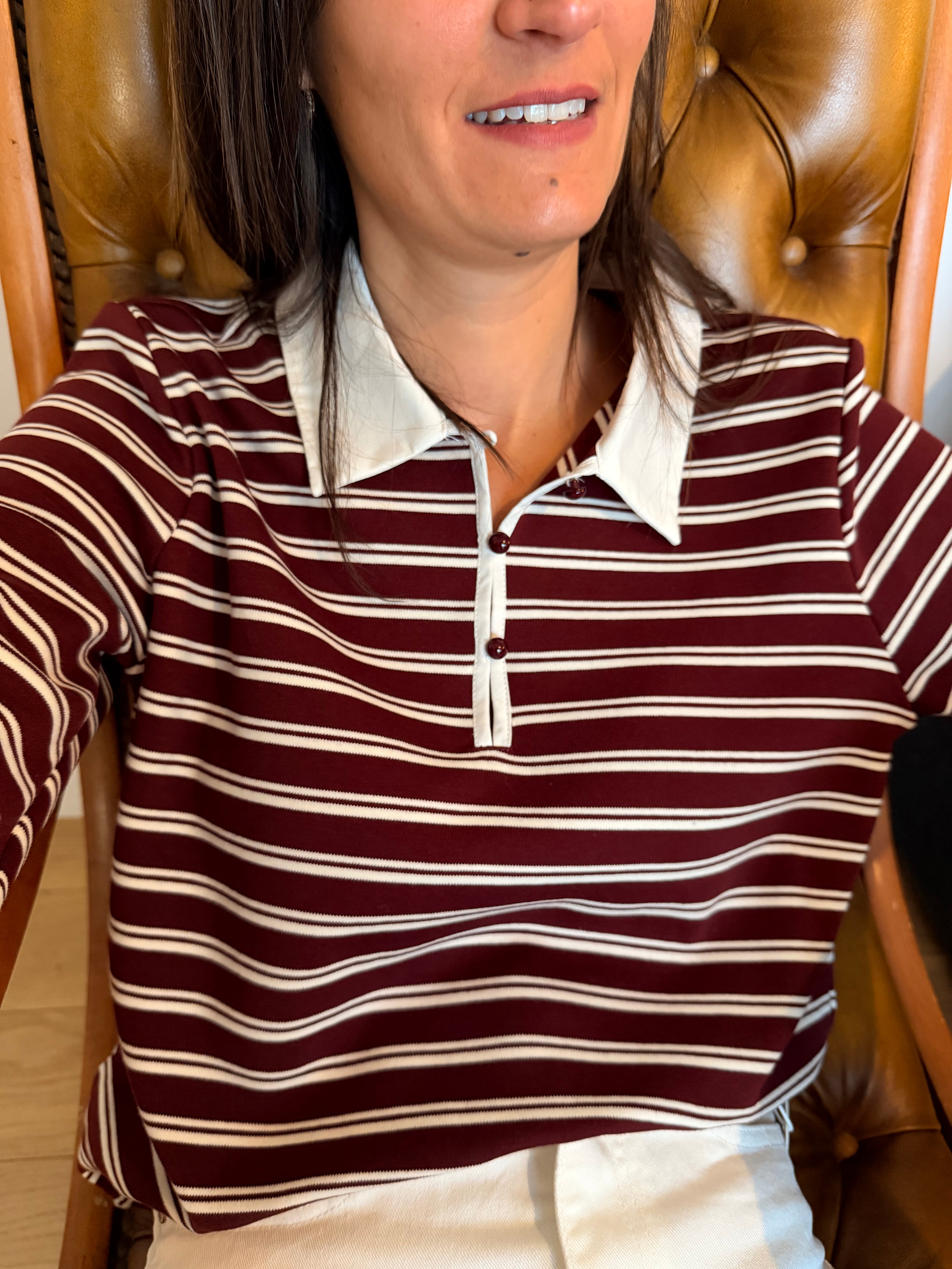 T-shirt Camille Bordeaux