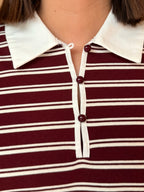 T-shirt Camille Bordeaux