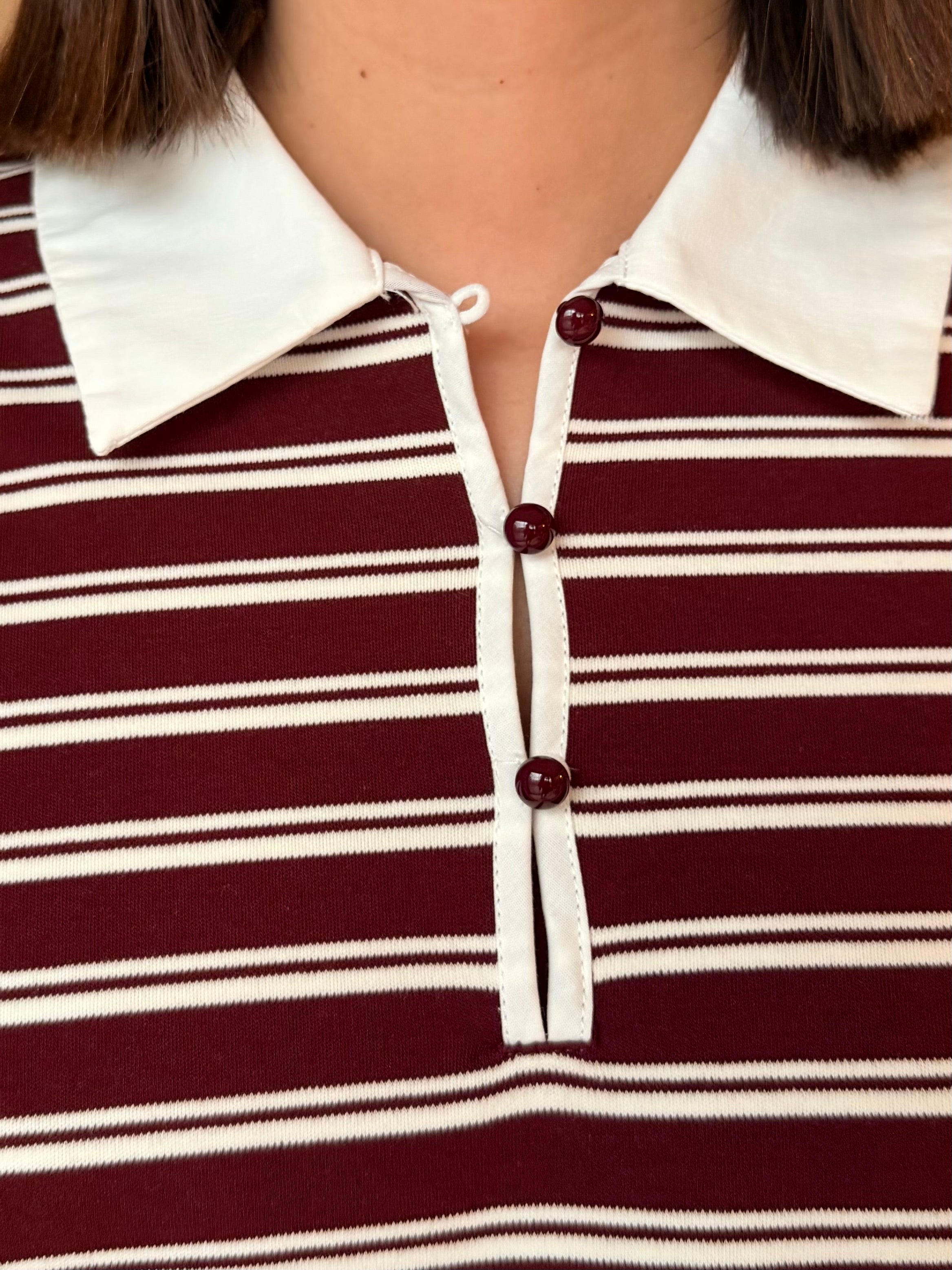 T-shirt Camille Bordeaux