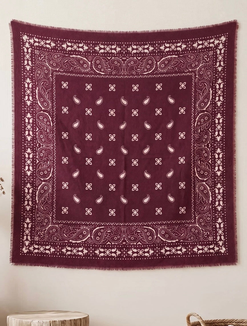 Foulard Nadine Bordeaux