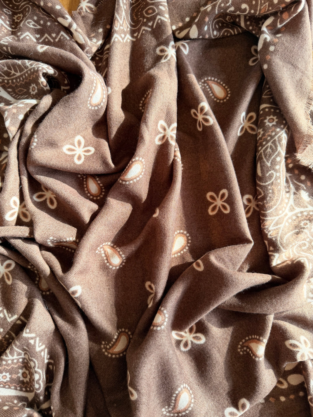 Foulard Nadine Marron