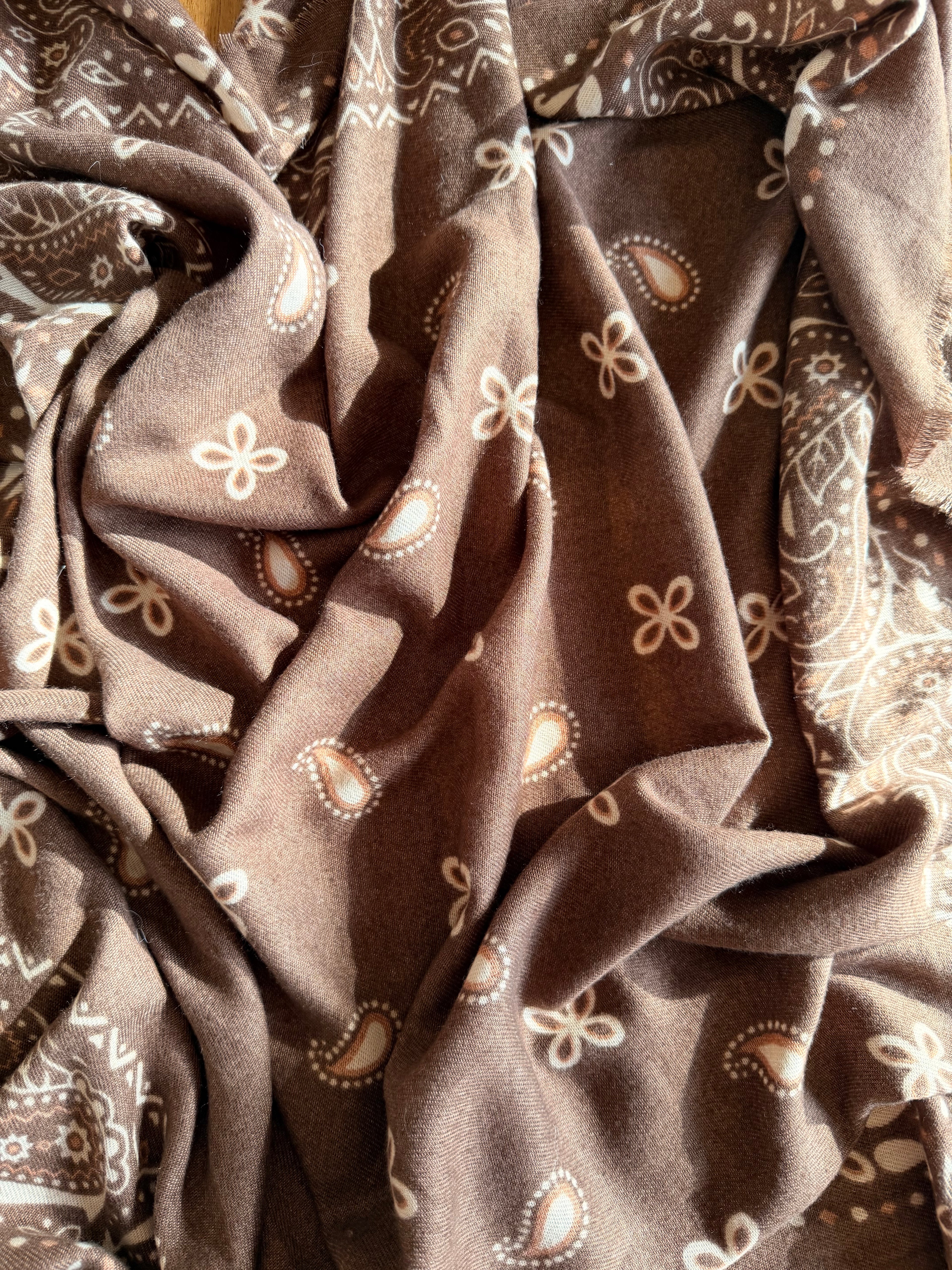 Foulard Nadine Marron