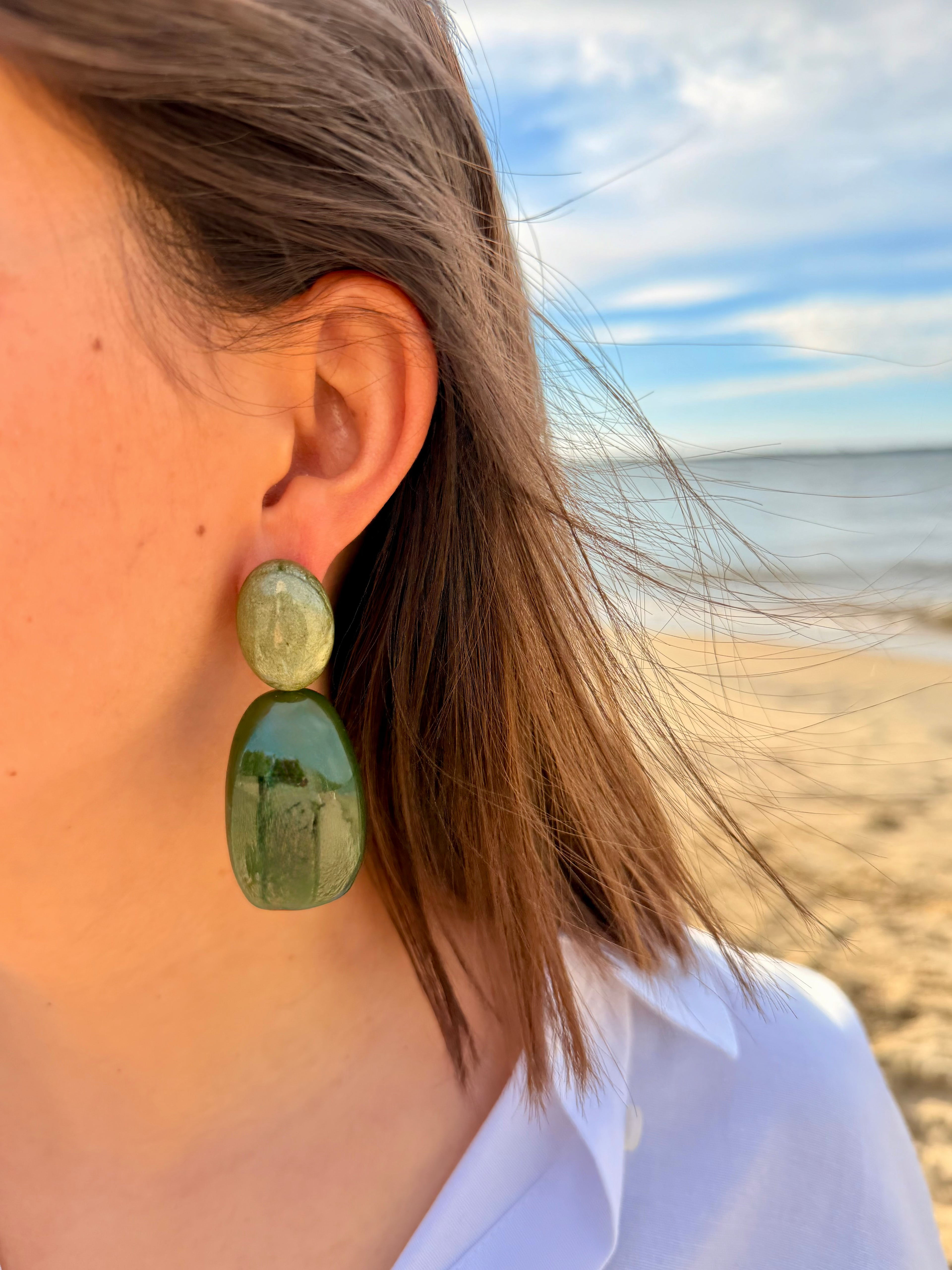 Boucles d’oreilles Ambre
