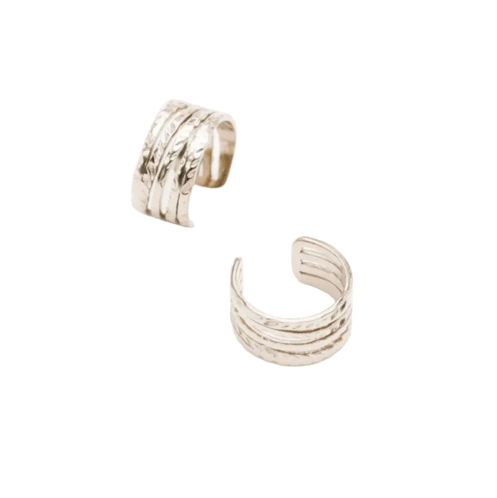 Earcuff argenté Chiara
