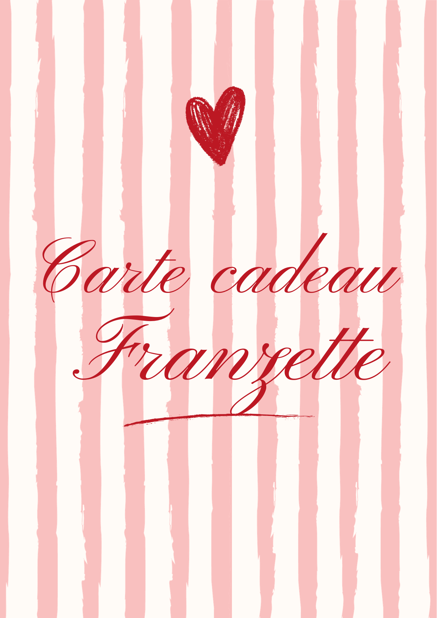 Carte cadeau Franzette